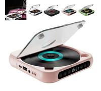 Portable Bluetooth CD Player,Hi-Fi Sound,Wireless & Wired Playback,Rechargeable Battery,Supports CD/CD-R/CD-RW/MP3,Compact & Lightweight,for Travel, Home,Car1