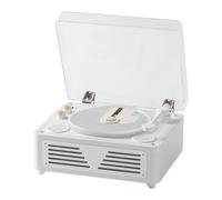 Portable Bluetooth CD Player, Mini Retro Stereo with High Fidelity Sound, Ideal for Home, Office, Travel, Shower, and Parties