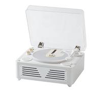 Portable Bluetooth CD Player, Mini Stereo Disc Player with High Fidelity Sound for Home, Shower, Party - Retro Design, Easy Setup, Clear Audio