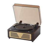 Portable Bluetooth CD Player, Mini Stereo Disc Player with High Fidelity Sound for Home, Shower, Party - Retro Design, Easy Setup, Clear Audio