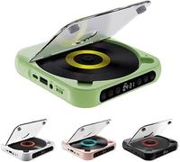 Portable Bluetooth CD Player with Rechargeable Battery, Supports CD/CD-R/CD-RW/MP3, Compact & Lightweight for Travel, Home & Car Use - Pink, Ideal for Music Lovers
