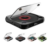 Portable Bluetooth-Compatible CD Player: Hi-Fi Sound, Wireless & Wired Playback,Bluetooth Type-C Charging MP3/CD/CD-R Support Lightweight Travel Music Player with Dual Listening Modes