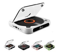 Portable Bluetooth-Compatible CD Player: Hi-Fi Sound, Wireless & Wired Playback,Bluetooth Type-C Charging MP3/CD/CD-R Support Lightweight Travel Music Player with Dual Listening Modes