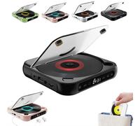 Portable Bluetooth-Compatible CD Player: Hi-Fi Sound, Wireless & Wired Playback, Rechargeable Battery, Compact & Lightweight for Travel,Home,Car