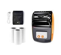 Portable Bluetooth-Compatible Thermaled Printer for Receipt and Labels with Fast 90Mm Per Second Printing Speed Tiny Bluetooth-Compatible Printer