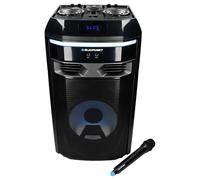Portable Bluetooth Loudspeaker Blaupunkt 600W Speaker Audio System Karaoke + Mic