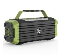 Portable Bluetooth Speaker 120W Peak 80W Wireless Speakers, TWS Pairing, Deep Bass, Hi-Fi Loud Speaker, IPX6 Waterproof, DSP Sound Boombox for Outdoor, Camping, Party, Beach (Green)