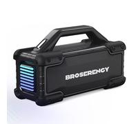 Portable Bluetooth Speaker Wireless Lights, Bluetooth Speaker Loud Stereo Sound, Outdoor Water Resistant Bluetooth Speaker 300W(Peak) Party Lights EQ TWS USB AUX TF IPX6 Party/Beach/Garage, Black