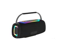 Portable Bluetooth Speaker with 24W Stereo Sound, BassUp, BT5.3, 24-Hour Playtime, IP6 Waterproof Wireless Pairing Speaker with Built-In Mic, RGB Multi-Color Rhythm Lights for Outdoor/Party/Gifts