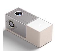 Portable Bluetooth Speaker with Floating Lyrics Display, Wireless Charging, Ambient Lighting, and Desktop Clock for Home, Party, and Outdoor Use