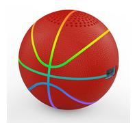 Portable Bluetooth Speaker with LED Lights & Dynamic Bass - Wireless Basketball Speaker for Sports Fans, 8H Playtime, Beat Sync Light Show, IPX4 Splashproof - Ideal Gift for Kids, Teens, Adults