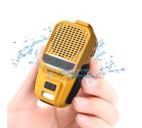 Portable Bluetooth Speakers Clip on Speaker with RGB/Flashlight, Wearable Waterproof Speaker (Non-Magnetic)-Built-in Noise Reduction Mic for Hands-Free Music/Calls-for Work/Riding/Golf/Outdoor