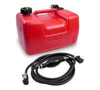 Portable Boat Fuel Gas Tank with Connector Fit for YAMAHA Marine Outboard Boats Kayaks Yachts Canoes Inflatables