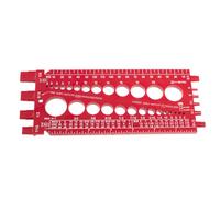 Portable Bolt Thread Checker Gauges Measuring Tool Bolt Thread & Metric Measuring Tester Checking Screw Nut Screw Gauge Pitchs Gauge Metric and Imperials Measurement Tool and Sizing Handy
