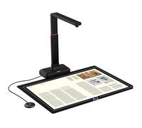 Portable Book and Document Scanner with Auto Flatten, Fingerprint Removal, and Multi-Language OCR, Foldable Design for Mac and Windows