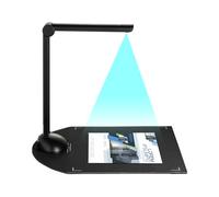 Portable Book Document Scanner, Folding Scanners For Computers, Scanner for up to A3 Size with Shadowless LED Light and OCR Function USB Power Supply for Schools and Offices