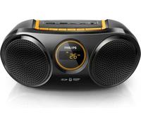 Portable Boombox PHILIPS AT10/ 00 Color Black, Bluetooth, USB, SD