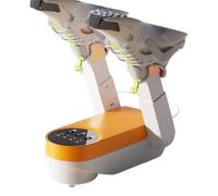 Portable Boot Dryer - Electric Work Boot Dryers | Automatic Closing Folding Shoe Dryer, Foot Warmer, Reduce Odor with Timer | Fast Drying Shoe Deodorizer and Dry Use for