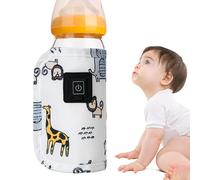 Portable Bottle Heater - Milk Keeper USB Travel Insulation Cover | Intelligent Rapid Milk Warmer Has An Intelligent Temperature Control Bottle Holder Car Travel Nursing Mom