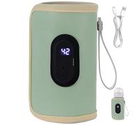 Portable Bottle Warmer 18W Quick Heating Baby Bottle Warmer Temperature Adjustable USB Baby Bottle Heater for Home Family Travel Green Travel Bottle Warmer Baby Bottle Heater Bottle Warmer Baby Travel