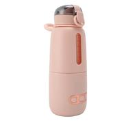 Portable Bottle Warmer, 300ml Big Capacity Travel Warmer for Baby, USB Rechargeable Cordless Bottle Warmer On The Go for Vehicle Car Airplane Journey