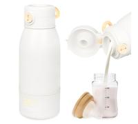 Portable Bottle Warmer Baby On the Go - Quick Heating Breast Milk and Water, Pasteurisation, Child Lock Against Large 500 ml Capacity, 24 Hours Constant Temperature for the Whole Day