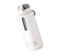 Portable Bottle Warmer, Bottle Warmer On The Go with Temperature Display 300 Ml 15000mAh Rechargeable Water Warmer Travel Bottle Warmer for Vehicle Car Airplane Journey (White)