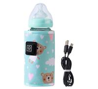 Portable Bottle Warmer - Fast Bottle Warmer | 3 Temperature Control Milk Warmers | Fast Heating Travel Accessories, Lightweight Protective Sleeve For Ex