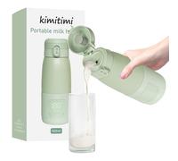 Portable Bottle Warmer for Travel - 5-Min Heating for Breast Milk, Formula & Water, 17oz Large Capacity, Long Battery Life, Perfect for Car/Airplane, Fits Most Bottles