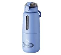 Portable Bottle Warmer for Travel, Fast Heating 300ML, Long Battery Life, Precise Temperature Control for Milk or Water, Ideal for Car and Outdoor Use
