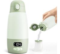 Portable Bottle Warmer for Travel & Home - 2 Mins Fast Heating, Extra-Long Insulation Effect, Safe for Breastmilk & Formula, Ideal for On-The-Go Feeding