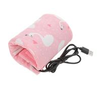 Portable Bottle Warmer for Travel, Pink Cloth Milk Bottle Sleeve