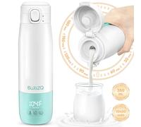 Portable Bottle Warmer for Travel,Portable Milk Warmer for Baby-12oz Ceramic Heater Heating,Fast Charging & Cordless Milk Warmer -Dual Heating Modes for Breast Milk & Water,Green