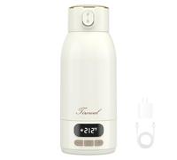 Portable Bottle Warmer for Travel Portable Milk Warmer for Baby Travel 17oz Capacity 18000mA 24H95°F Insulation 95-212°F Heating Travel Essentials Must Have for Newborn Gift