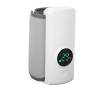 Portable Bottle Warmer for Travel Wireless Infant Milk Warmer Sleeve Fast Warming 2-5 Minutes 6000mah Battery Powered with Night Light for Breastmilk Defrost Food Heating