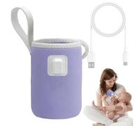 Portable Bottle Warmer - Insulated Travel Sleeve | Car Baby Bottle Heater, Funny Colorful Nursing Bottle Warmer for -The-, Travel-Friendly Bottle Cover for, 7-12 Months