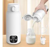 Portable Bottle Warmer, Maypott Cordless 316L Fast Heating Baby Milk Warmer for Breast Milk, Formula, Water, 17.5 Ounce Large Capacity & Long Battery Life for Bottle Feeding, Baby Travel Essentials