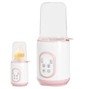 Portable Bottle Warmer - Stainless Steel + PP 27×12×12.3 cm | Travel Bottle Warmer | with Fast Heating, Breast Milk On-The-Go, Baby Food Travel, Fast Bottlē Ŵarmer | Indoor, Car