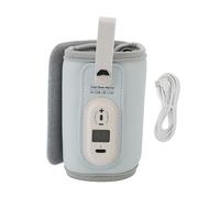 Portable Bottle Warmer, USB Milk Bottle Warmer Blue with 6 Gear Temperature Adjustable, Baby Bottle Warmer with Constant Temperature Insulation for Outdoor and Night Use