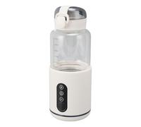 Portable Bottle Warmer,USB Rechargeable Milk Bottle Warmer Travel,55℃ Large Capacity Portable Bottle Warmer for Outdoor