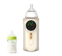 Portable Bottle Warmer | Wireless Breast Milk Warmer - Accurate Bottle Warmer | for Holidays Home Nursery Camping Travel Office Outdoor