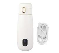 Portable Bottle Water Warmer Smart Car USB Charging Cordless Heating Thermostatic Formula Warmer for Travel,Precise Temperature Control,Comfortable Baby Feeding on The Go