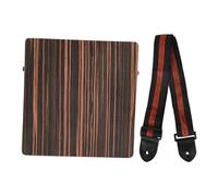 Portable Box Drum Wooden Percussion Box Musical Instrument Travel Cajon Drum Flat Hand with Carrying Bag