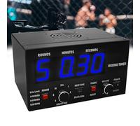 Portable Boxing Timer - Digital Interval Gym Timer with LED Display for Workouts and Training