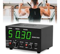 Portable Boxing Timer - Digital Interval Gym Timer with LED Display for Workouts and Training