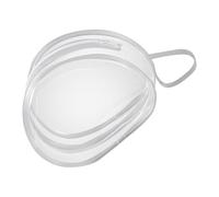 Portable Bra Storage Bag, Dee Storage Bag for Bras Travel - Transparent - PVC Cosmetics for Small Objects, Pro, White., Se référer au descriptif, Refer to description