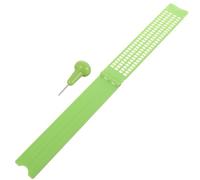 Portable Braille Writing Fingerboard for Blind with and 28 Cells, Plastic Braille Stylus Kit Easy to Use for Learning and Communication