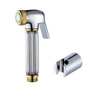 Portable Brass Bidet Shattaf Douche Spray for Muslim Hygiene Chrome Plating Nozzle Sprinkler Shower Head Bidet Spray for Muslim Toilet (B),B