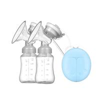 Portable Breast Pump, Electric Breast Pump - Double Breast Pump, High Suction Breastfeeding Pump,Portable Low Noise Milk Pump Nursing Accessories for Travel