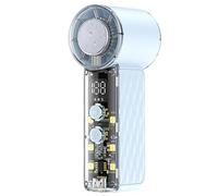 Portable Breeze Fan 199Speed, Silent Rechargeable Cooler, Handheld Travel Gadget | Advanced Ventilation Solution Providing Consistent Airflow Comfort Across Multiple Environments, Suitable Activities